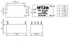  AC-DC  HLK-PM03 (AC220V-DC3.3V(  90-264 VAC,  3.3 VDC 0.9A)