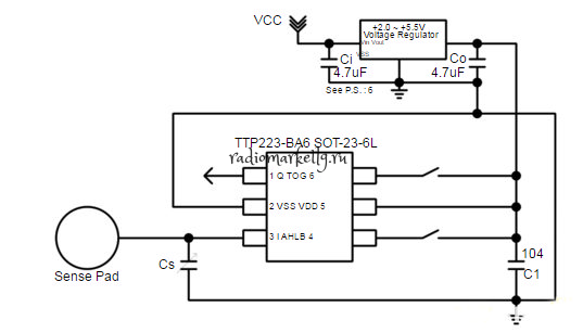     1  TTP223