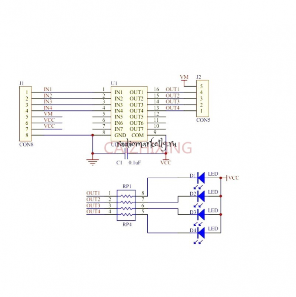      ULN2003 5 4    Arduino AVR SMD