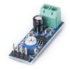 Модуль Усилитель 1 канал на LM386 10кОм 5В-12В регулируемый(5-12 В, коэф усиления 200) Модуль Усилитель 1 канал на LM386 10кОм 5В-12В регулируемый(5-12 В, коэф усиления 200)