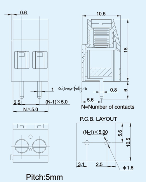  DG129-5.0-03P(5.0)