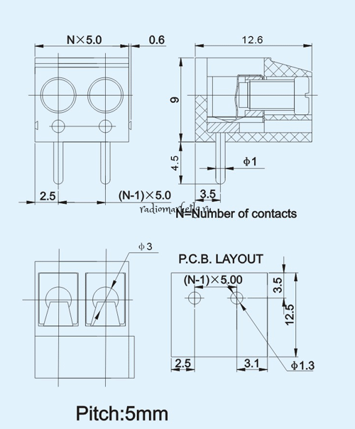  DG301R-5.0-02P(5.0)