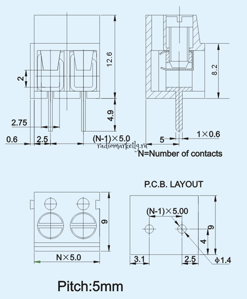  DG305-7.5-02P(7.5)