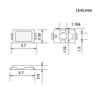  SMD 5730 () 0,5W  395nm-400nm(3 -3.2 , 60mA,  2-3LM/200-300mc 120 )