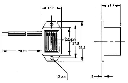  12V,  ()(9-20VDC, 25mA, 400Hz, 75dB/10cm)