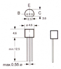    BF240 (  BF450)((npn) 40V; 25mA; 0,25W; 150MHz; h21=67-200)