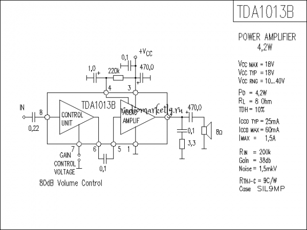  TDA1013B