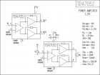  TDA7052(3-18V 1,2W 1,5A Icco=8mA Ky=40dB R=8Om)