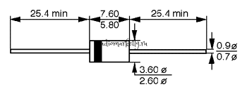       HER208(1000V; 2,0A; 75ns)