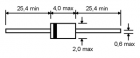          1N4148(U=75V; If=0,2A; trr=4ns Cd=4pF)