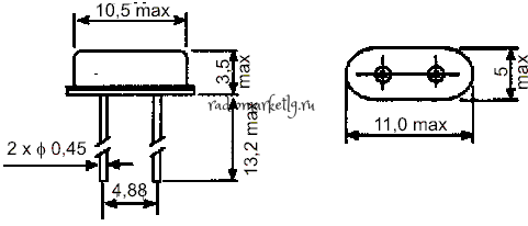     4.0000MHz (HC-49US)(30ppm,16+/-0,5%)