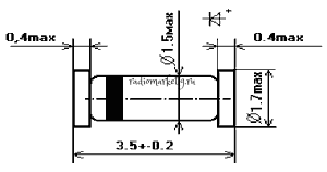   BZV55C6V8 smd(6,8V; 0,5W)