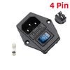 Штекер питания 3pin AC-08 монтажный + вык.4pin синий + держ.+ 10A предохранитель(10A, 250V) Штекер питания 3pin AC-08 монтажный + вык.4pin синий + держ.+ 10A предохранитель(10A, 250V)