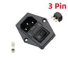   3pin AC-08  + .3pin +.(10A, 250V)