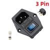   3pin AC-08  + .3pin  + .+ 10A (10A, 250V)