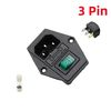   3pin AC-08  + .3pin  + .+ 10A (10A, 250V)