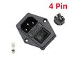   3pin AC-08  + .4pin  + .+ 10A (10A, 250V)