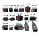   3pin AC-08  + .4pin  + .+ 10A (10A, 250V)