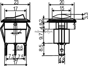    12V 118, (ON-OFF)