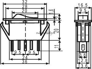    12V 135, (ON-OFF)