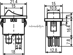    12V 111, 4 , (ON-OFF)