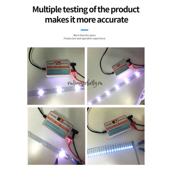 SUPER LED TESTER CA-300S (30-50mA 24W 0-300V) 