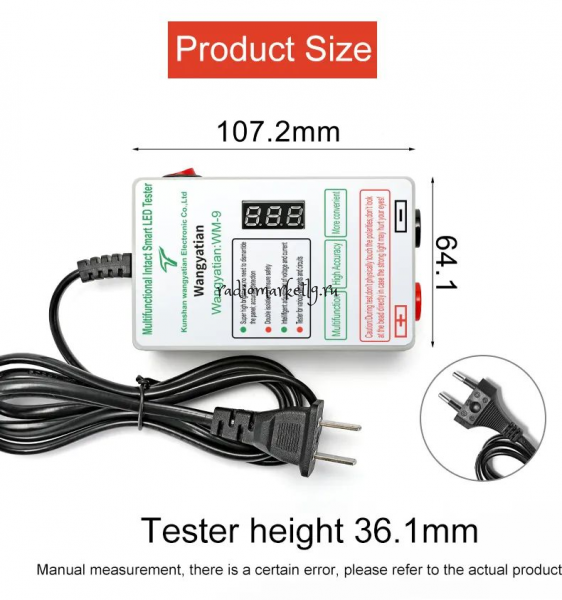 SUPER LED TESTER WM-9 (40-60mA 0-320V)